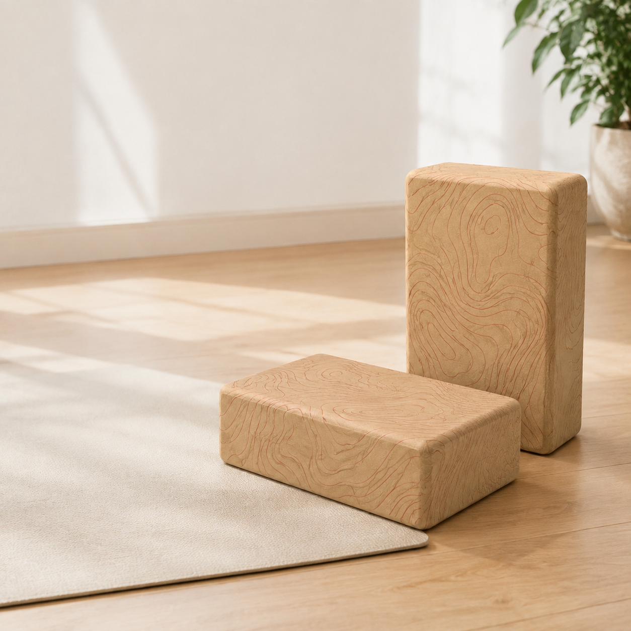Terra Flow Contour Yoga Block Set