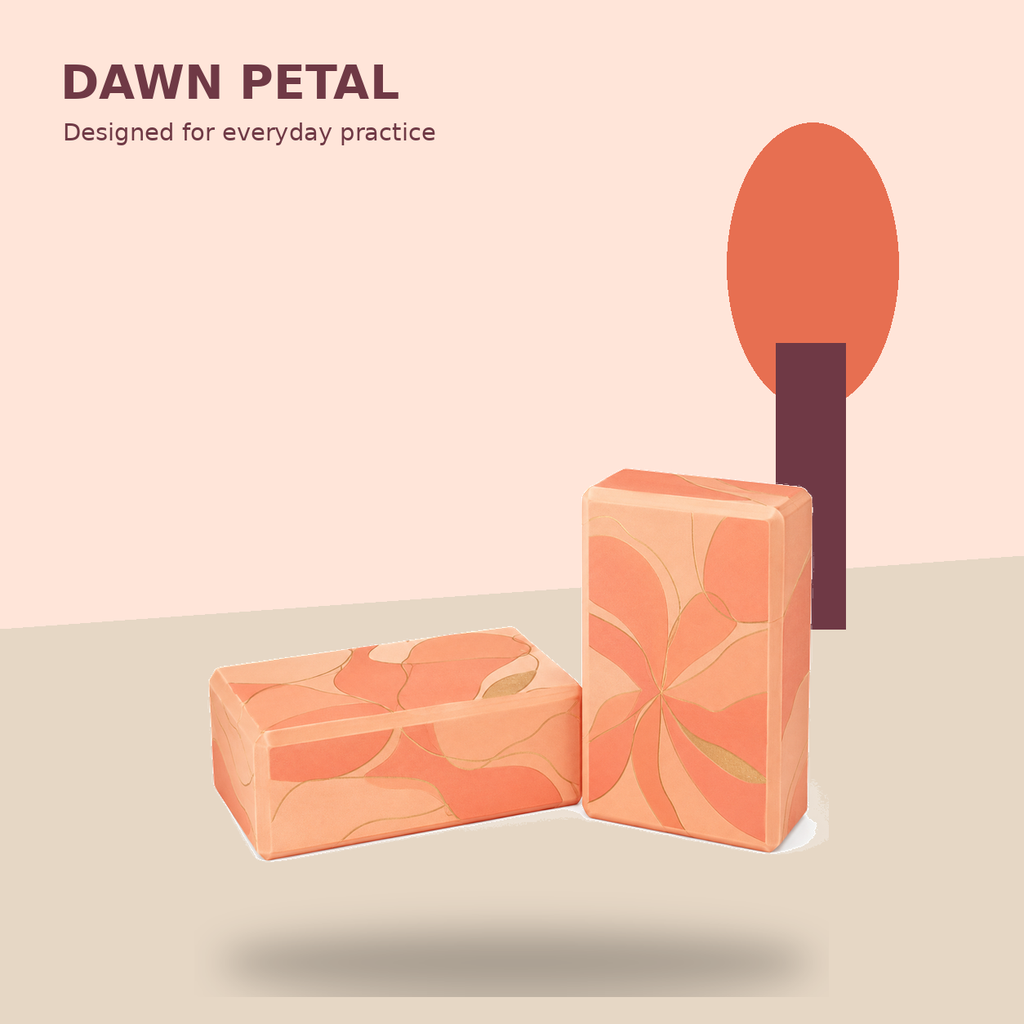 Dawn Petal Yoga Block Set