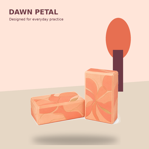 Dawn Petal Yoga Block Set