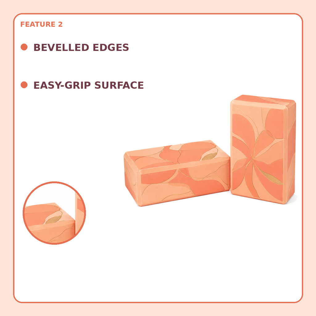 Dawn Petal Yoga Block Set