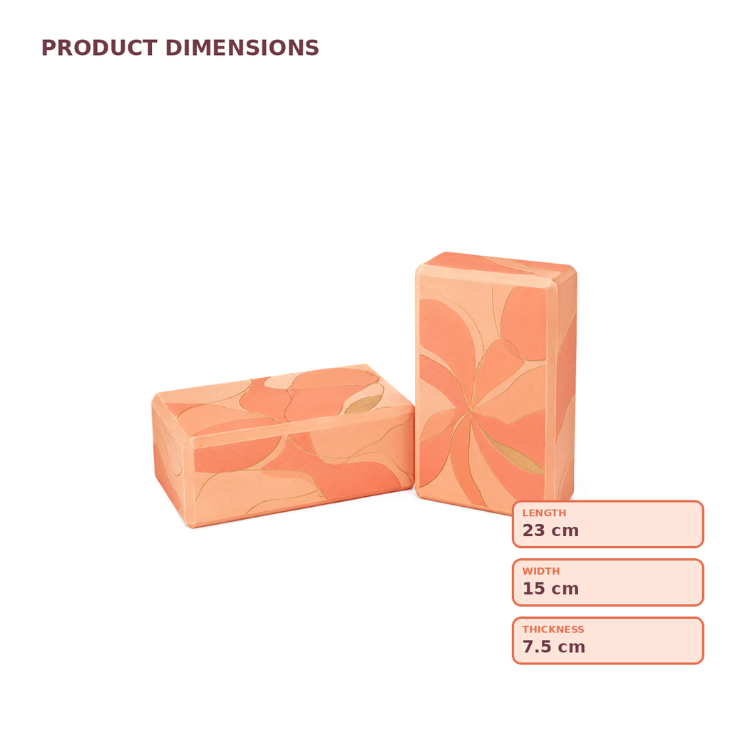 Dawn Petal Yoga Block Set