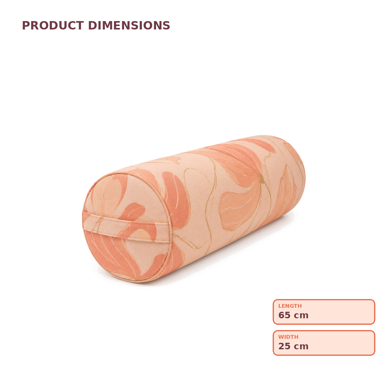 Dawn Petal Yoga Bolster