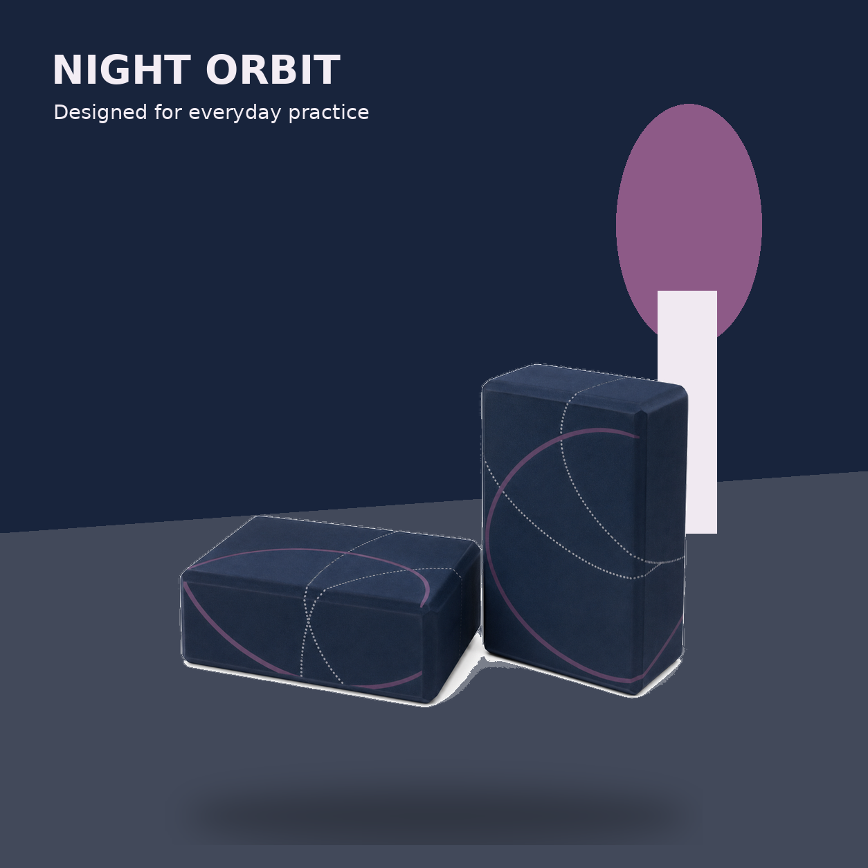 Night Orbit Yoga Block Set