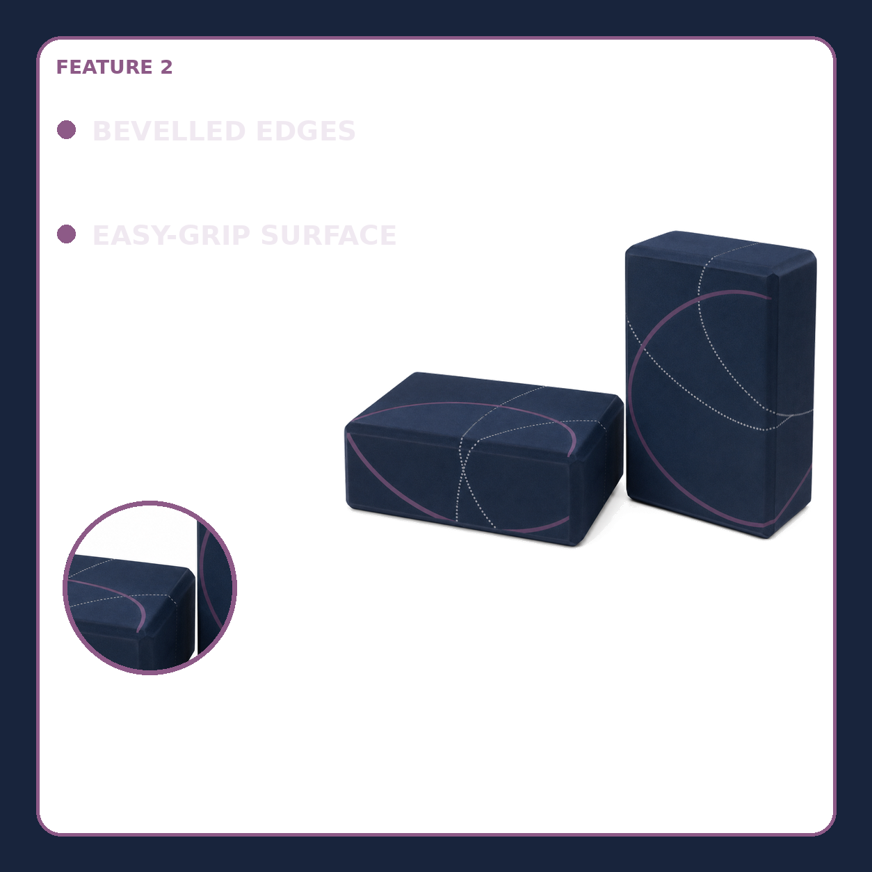 Night Orbit Yoga Block Set
