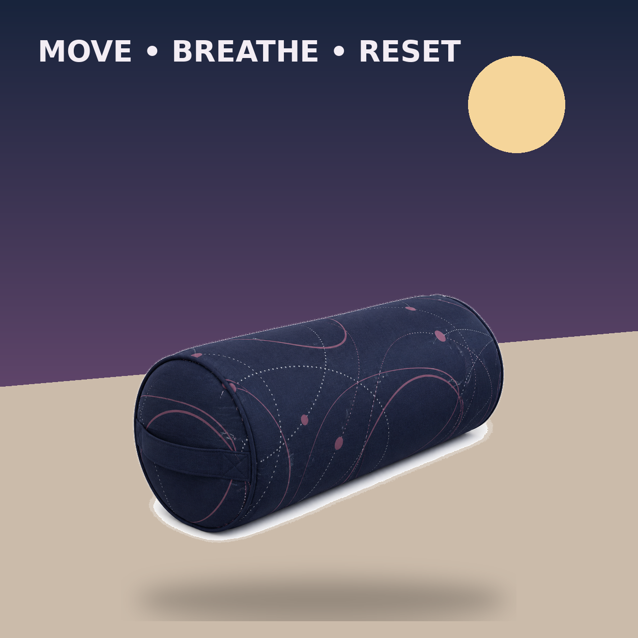 Night Orbit Yoga Bolster