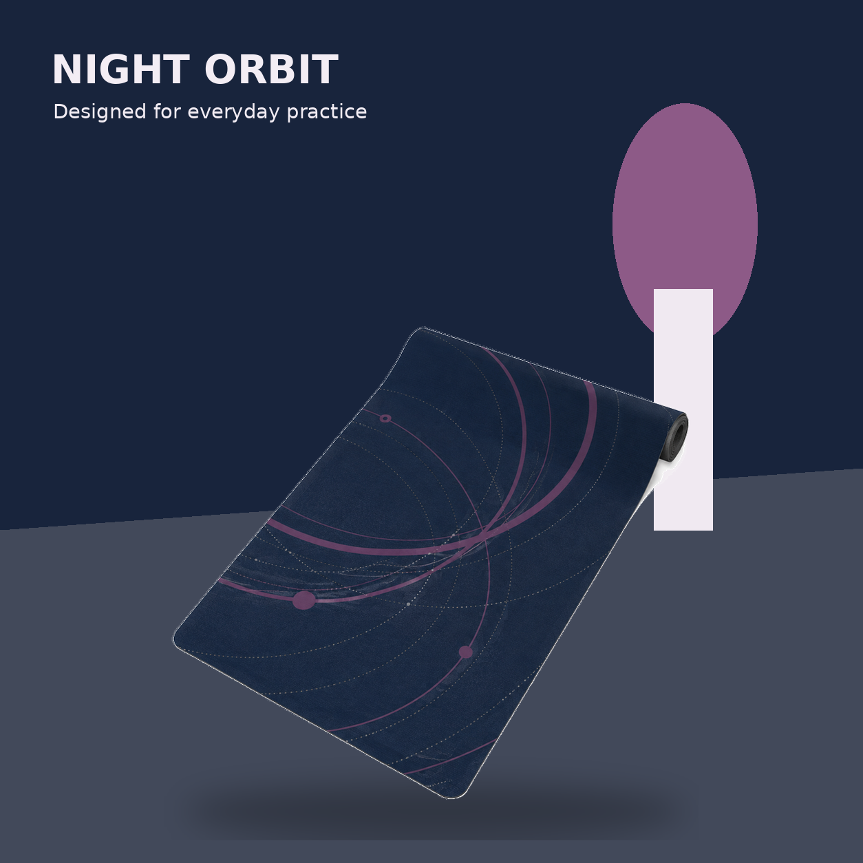 Night Orbit Yoga Mat