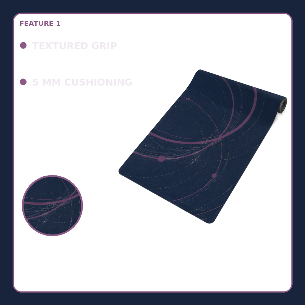 Night Orbit Yoga Mat