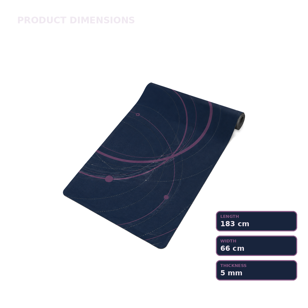 Night Orbit Yoga Mat