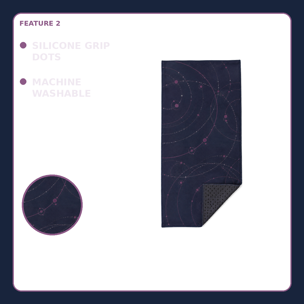 Night Orbit Grip Towel