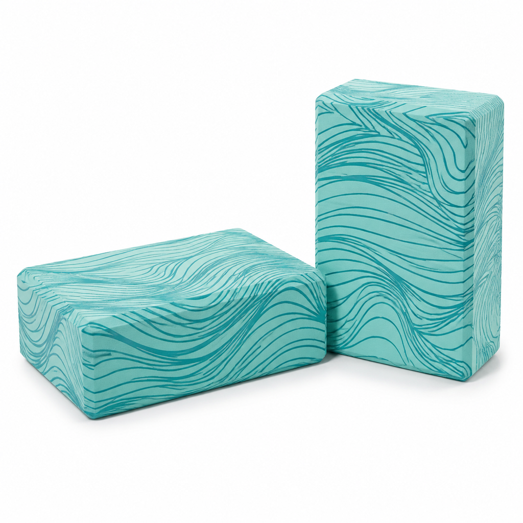 Ocean Current Wave Yoga Block Set