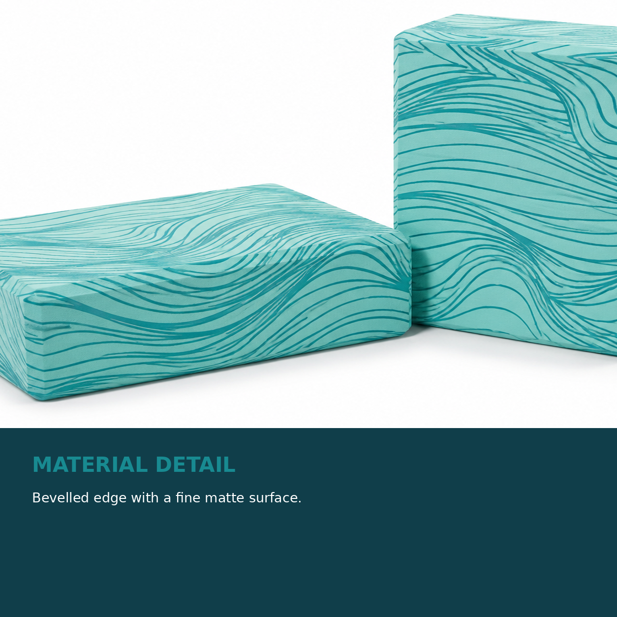 Ocean Current Wave Yoga Block Set