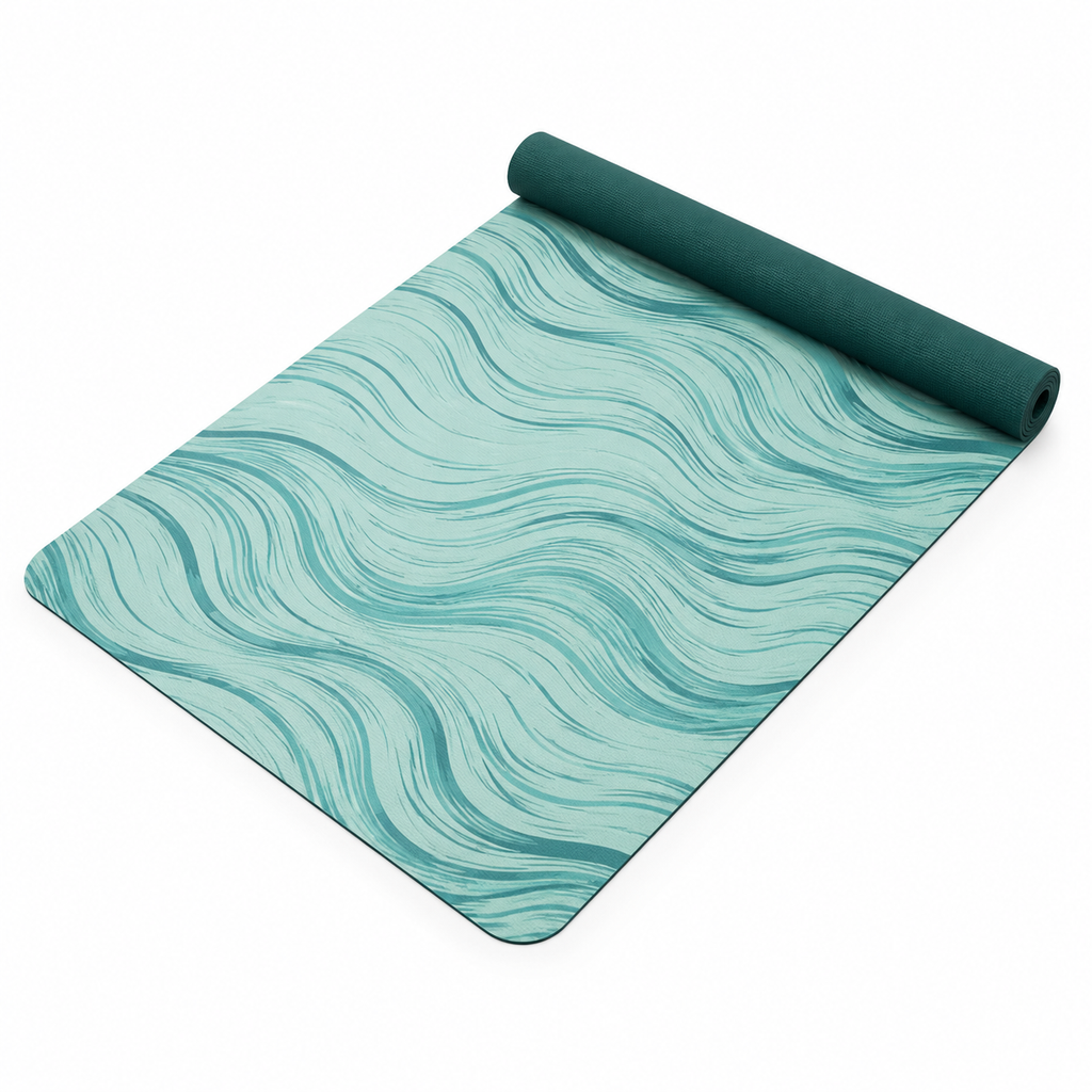 Ocean Current Wave Yoga Mat