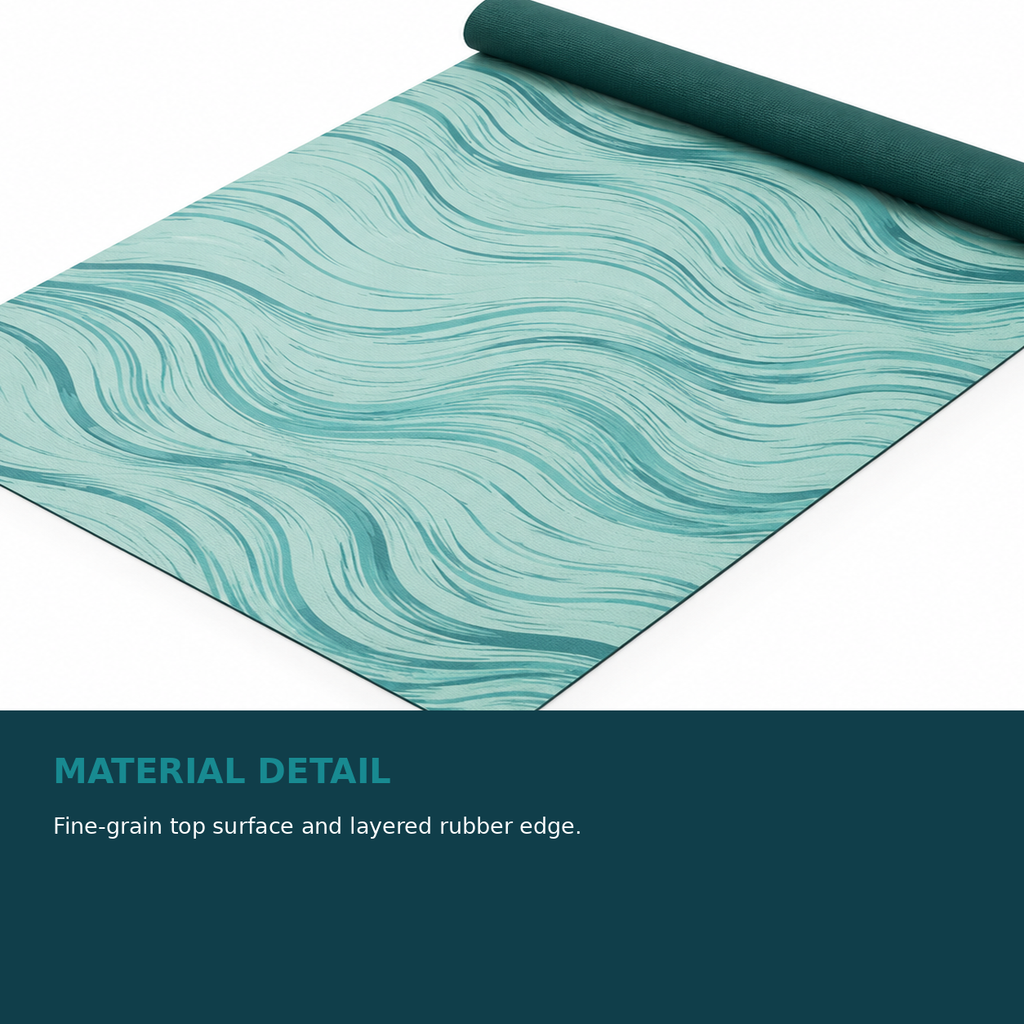 Ocean Current Wave Yoga Mat