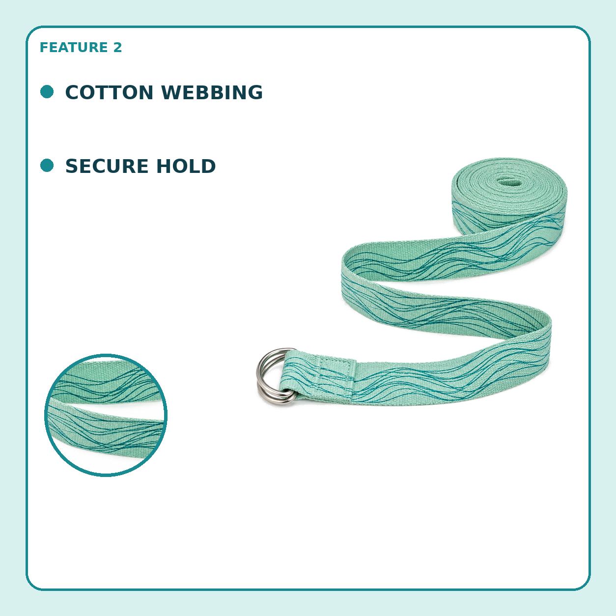 Ocean Current Wave Stretch Strap