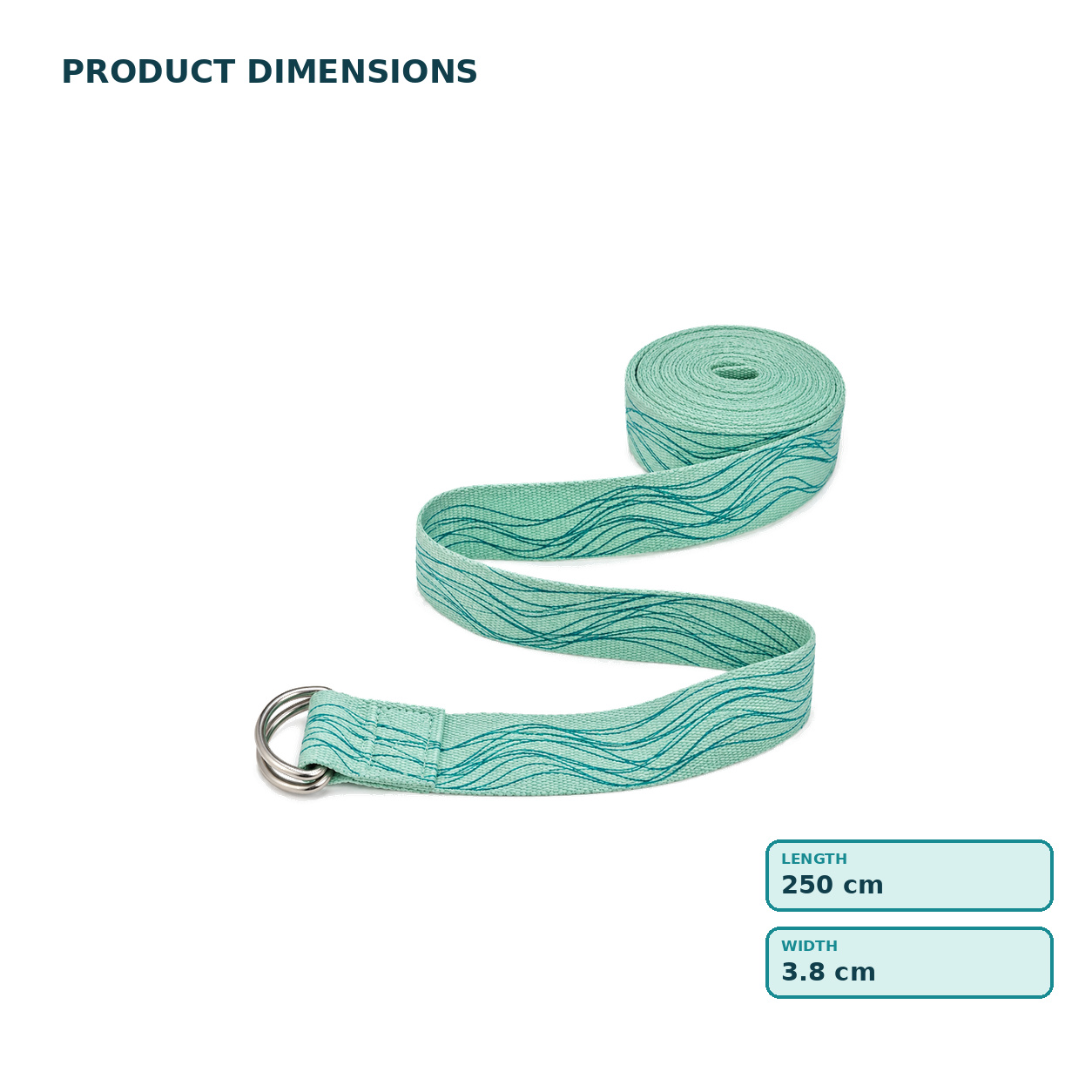 Ocean Current Wave Stretch Strap