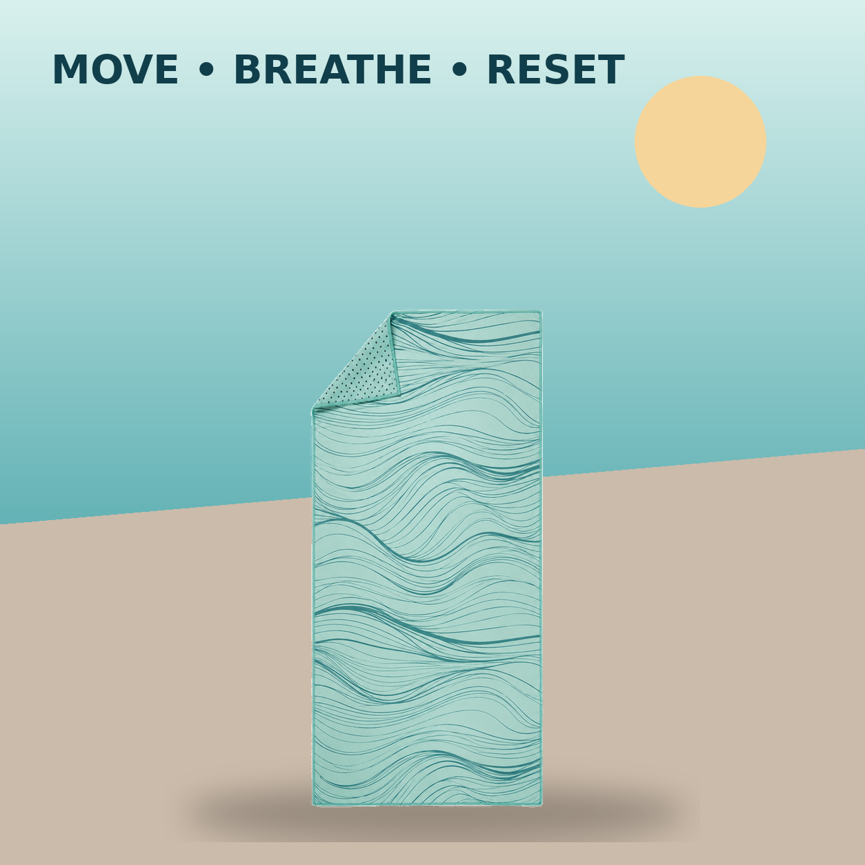 Ocean Current Wave Grip Towel