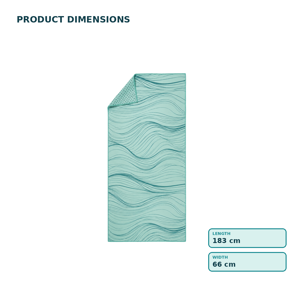 Ocean Current Wave Grip Towel