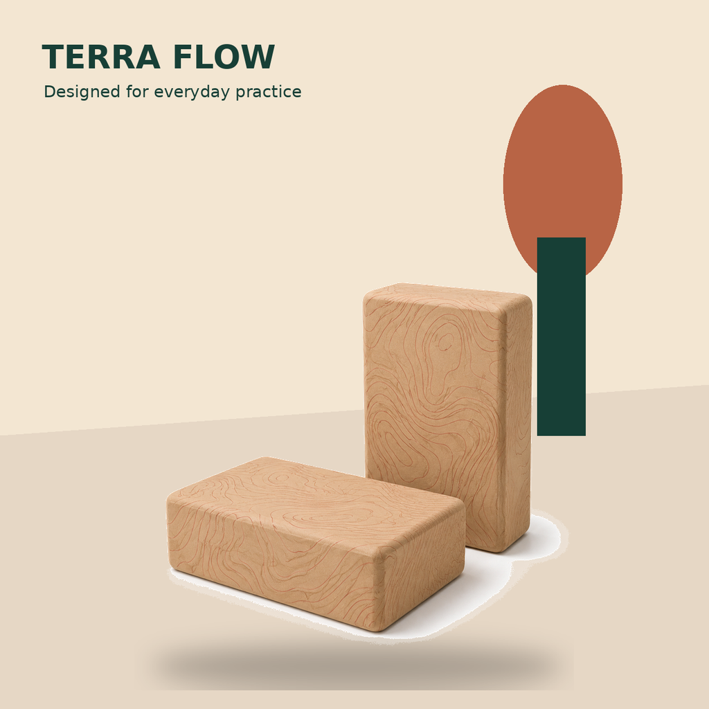 Terra Flow Contour Yoga Block Set