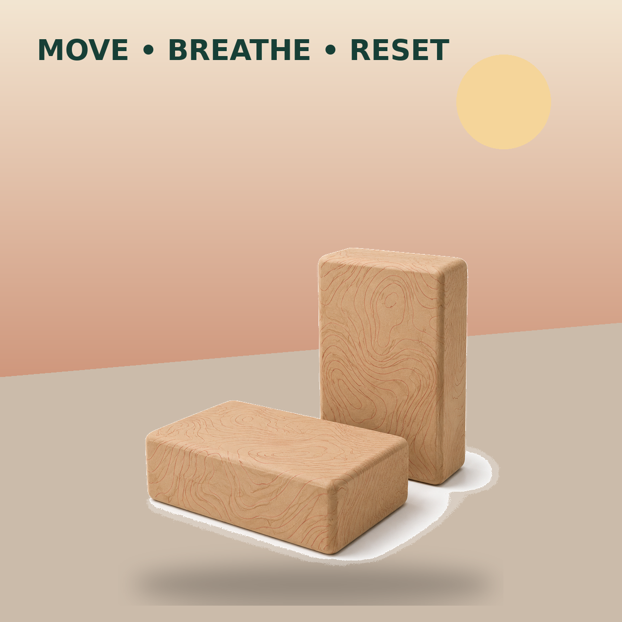 Terra Flow Contour Yoga Block Set