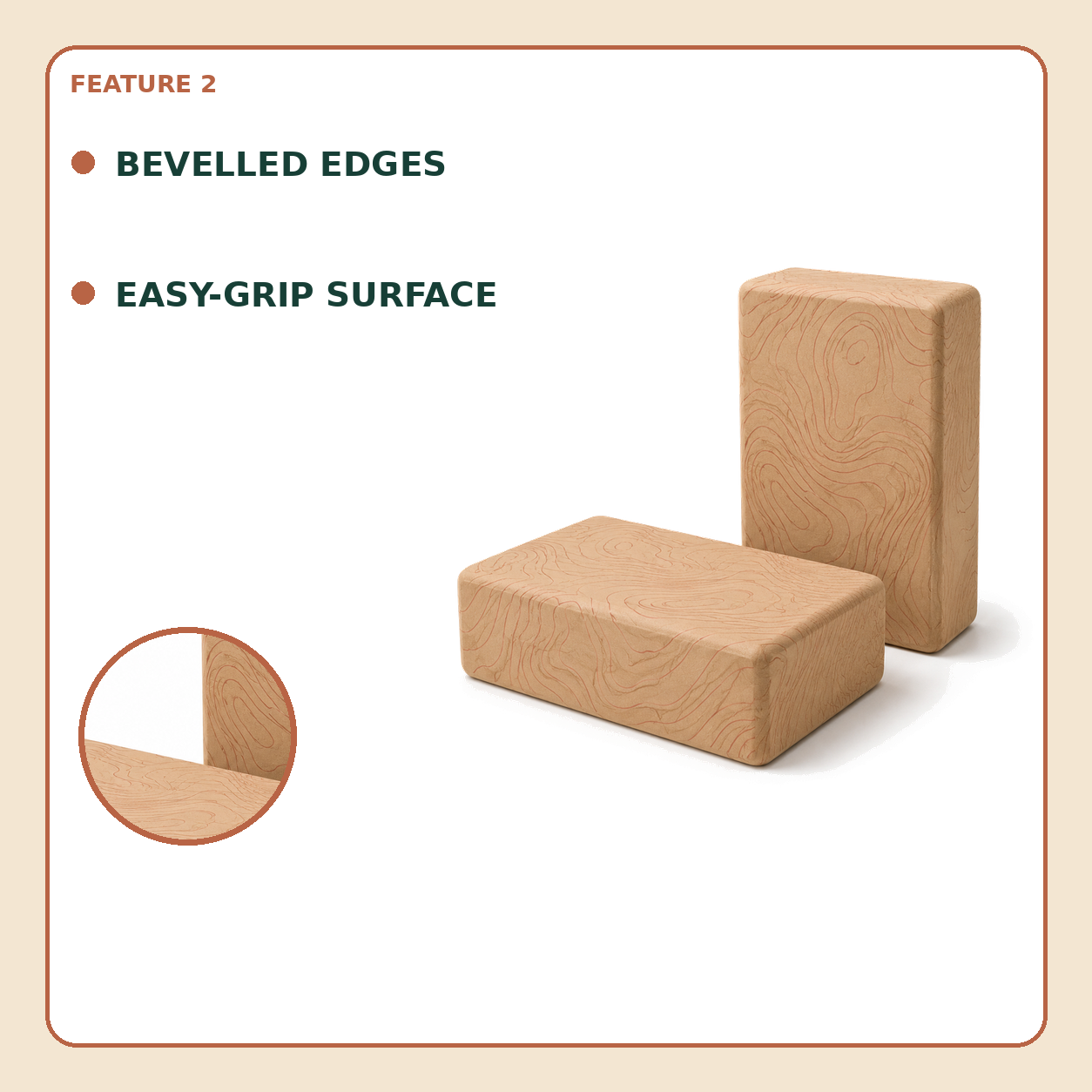 Terra Flow Contour Yoga Block Set