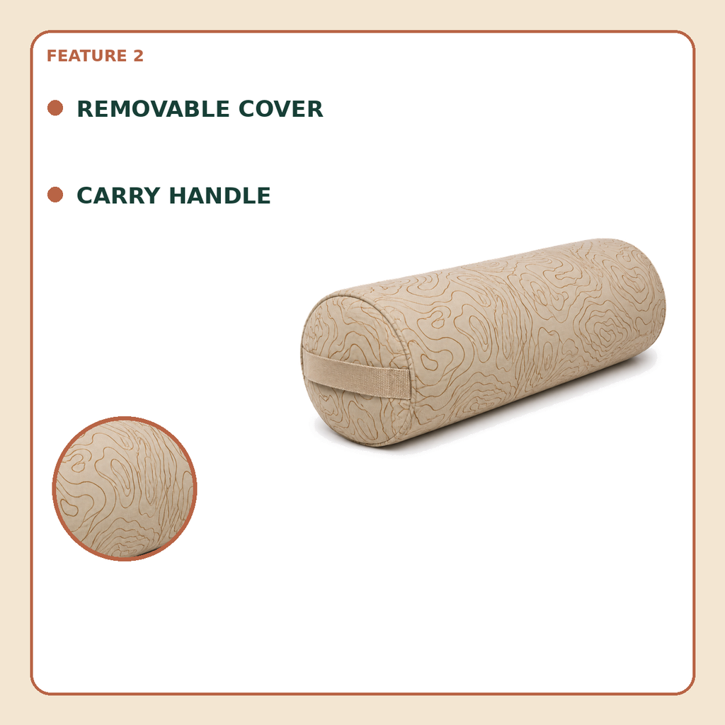 Terra Flow Contour Yoga Bolster