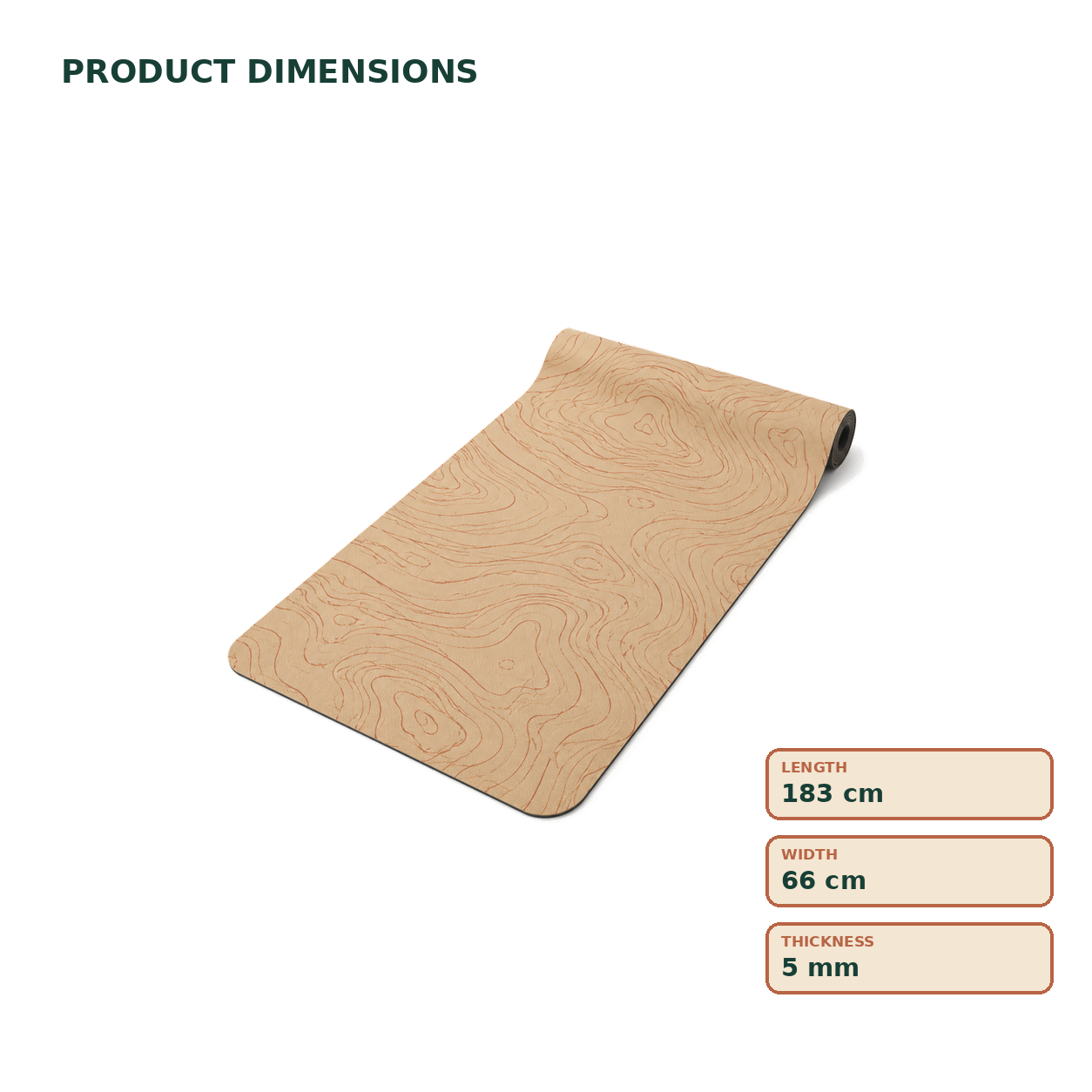 Terra Flow Contour Yoga Mat